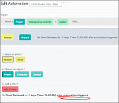 Automation Activity Dates